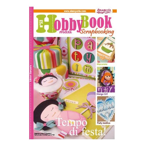 Журнал Hobby Book, скрапбукинг STAMPERIA LIBPIT53 винтажный бумажный журнал dimi 20 листов сделай сам нежелательный журнал ретро карта материал s deco скрапбукинг коллаж фон для дневника альбом