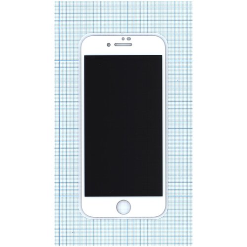 Защитное стекло Privacy Анти-шпион для iPhone 7/8 белое защитное стекло privacy анти шпион для apple iphone 14 plus черное