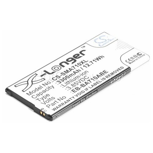 Аккумулятор для Samsung Galaxy A7 SM-A710F (EB-BA710ABE) 3300mAh защитное стекло для samsung sm a710f galaxy a7 2016 2 5d полная наклейка черный