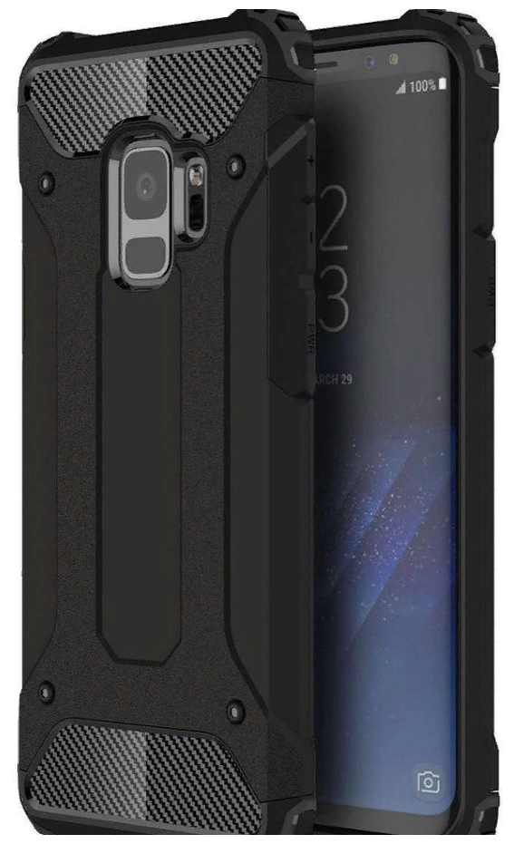 Чехол-бампер MyPads для Motorola Moto G6 противоударный усиленный ударопрочный черный