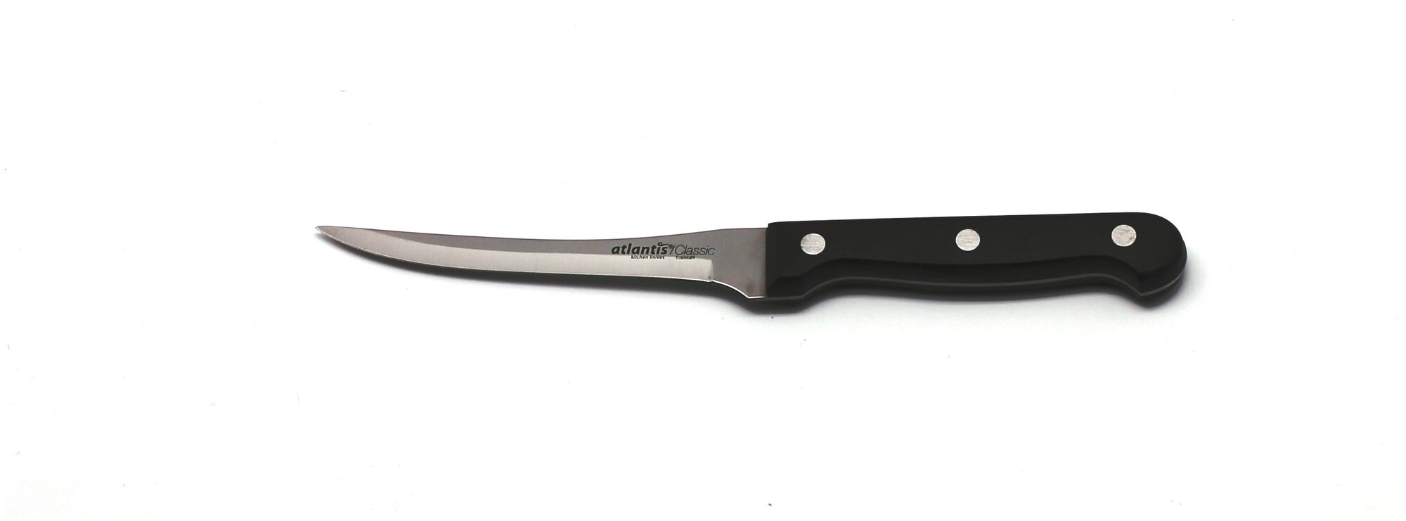 Нож овощной "Atlantis" 10см, черный, 24318-SK