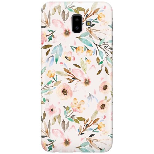 фото Re:paчехол - накладка artcolor для samsung galaxy j6+ (2018) с принтом "розовая нежность"