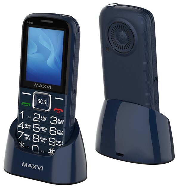 Сотовый телефон Maxvi B21ds Blue