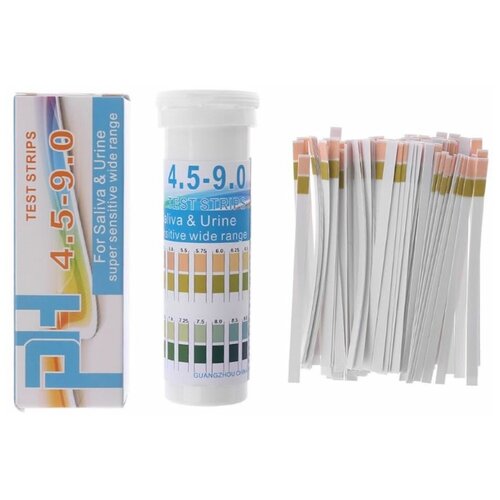 Лакмусовая бумага pH-тест многоцветный 4.5-9.0 pH 150 полосок