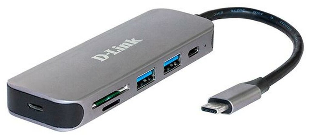 Разветвитель USB 2.0 D-Link DUB-2325 2порт. черный (DUB-2325/A2A)