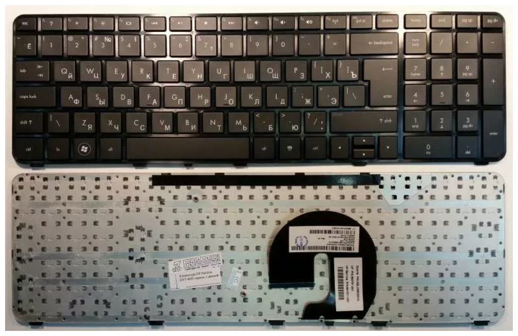 Клавиатура HP Pavilion DV7-4000 DV7-5000 (черная)