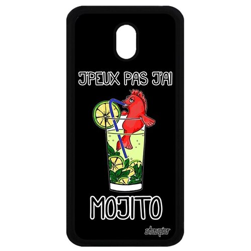 фото Защитный чехол на мобильный // galaxy j3 2017 // "не могу - у меня мохито!" повод комикс, utaupia, черный