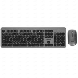 Комплект клавиатура+мышь Smartbuy 233375AG (SBC-233375AG-GK), серо-черный