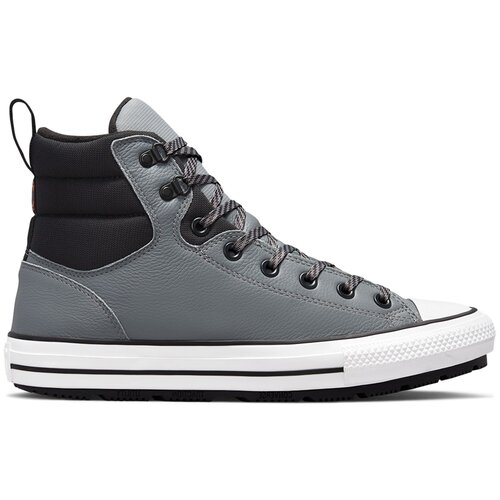 фото Кеды converse chuck taylor all star berkshire boot 171683 кожаные серые (36.5)