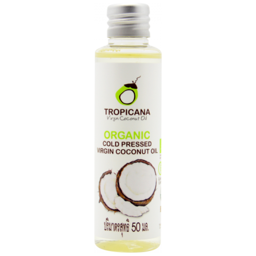 Tropicana Кокосовое масло Organic Cold Pressed Virgin, 50 мл