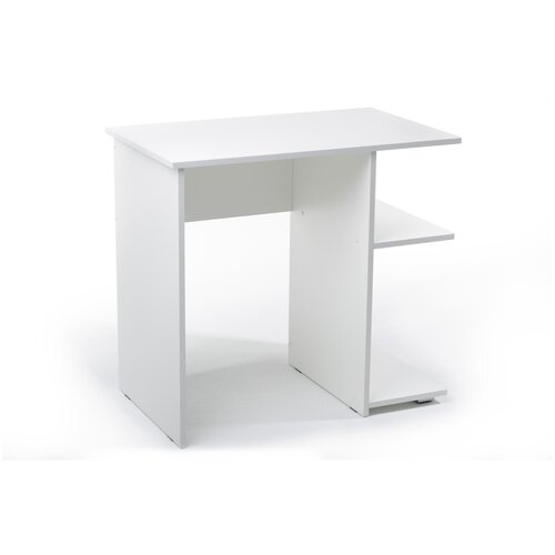 Стол офисный Metal System БП.СП-1, Цвет корпуса: белый, Цвет столешницы: белый