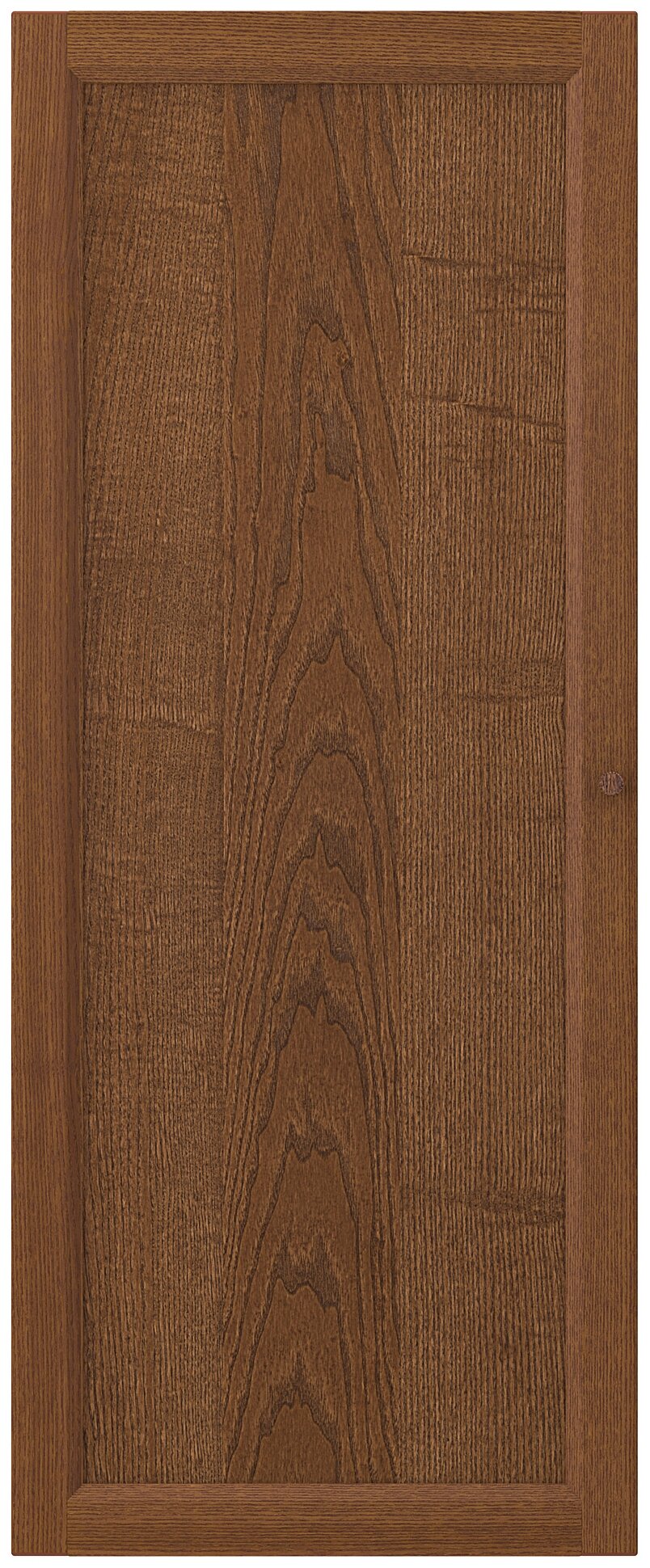 Дверца ИКЕА ОКСБЕРГ для стеллажа, коричневый ясеневый шпон - фотография № 1