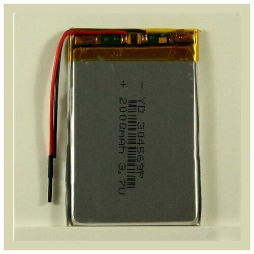 аккумулятор li pol батарея 304569p 3 7v li pol 2000 mah 3x45x69 mm Аккумулятор универсальный 304569p 3,7v Li-Pol 2000 mAh (3х45х69 mm)