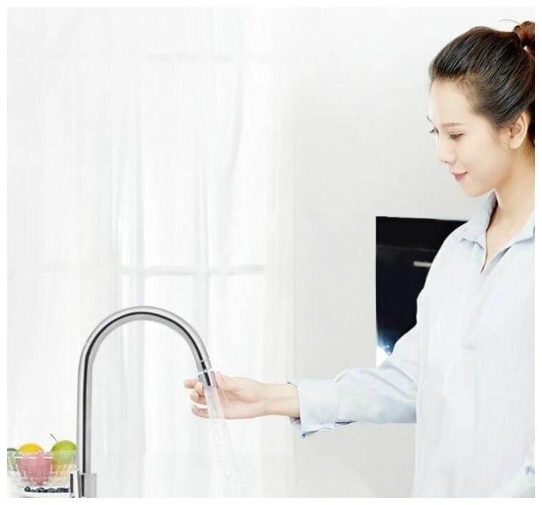 Насадка на кран для нагрева воды Xiaomi Xiaoda Hot Water Faucet White (HD-JRSLT06) - фото №5