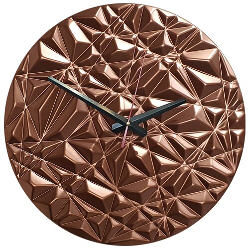 Настенные часы Nina дизайнерские объемный рельеф 35см