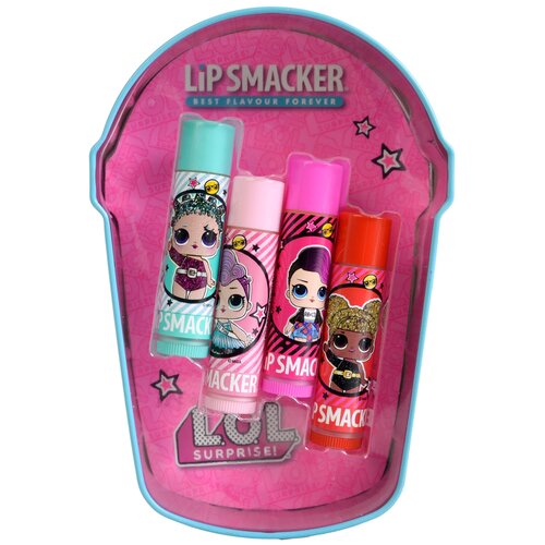 Набор бальзамов для губ Lip Smacker «L.O.L. SURPRISE! VANILLA FRAPPE CUP TIN BOX», 4шт*4г