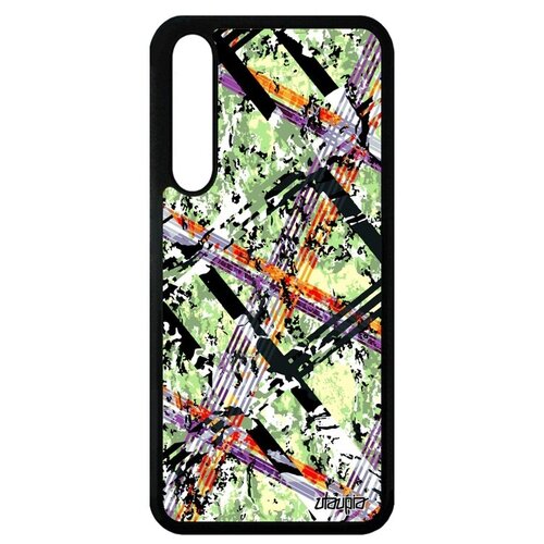 фото Яркий чехол для мобильного // huawei p20 pro // "тартан плитка" орнамент текстура, utaupia, цветной