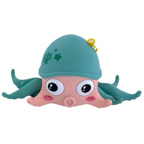 Заводная детская интерактивная игрушка Осьминог Ползающий осьминог розовый Игрушка для ванной и купания Игрушка для детей на веревочке 999₽