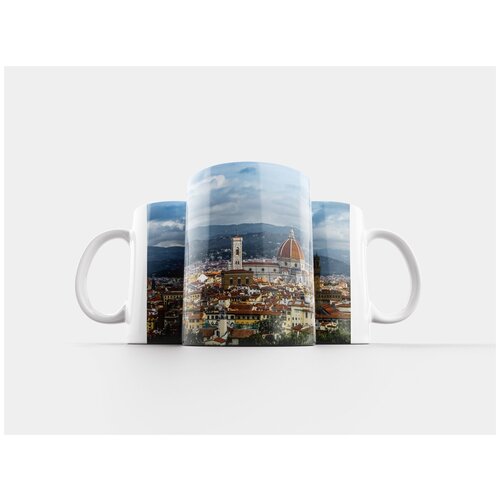 фото Кружка "firenze, прицел, городской пейзаж" 320 мл lotsprints