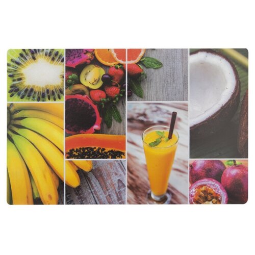 Индивидуальная салфетка Экзотические фрукты 43х28 см 4 шт 305₽