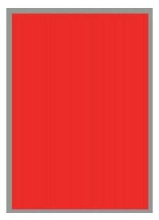 Обложка Office Kit PRMA40030 А4 0.3 мм 50 шт red