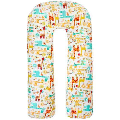 фото Наволочка к подушке для беременных amarobaby u-образная 340х35 (жирафики)