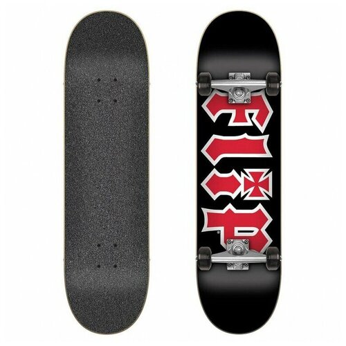 фото Скейтборд комплект flip hkd complete black 8 дюймов 2021 flip skateboards