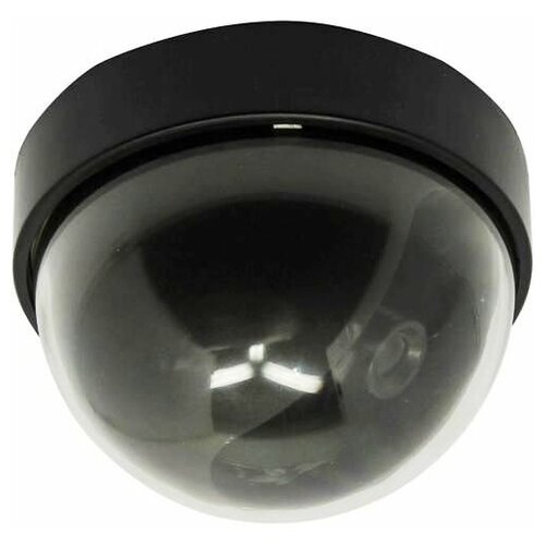 Муляж камеры видеонаблюдения Orient AB-DM-24 купольная, светодиод, питание от батареек, чёрная