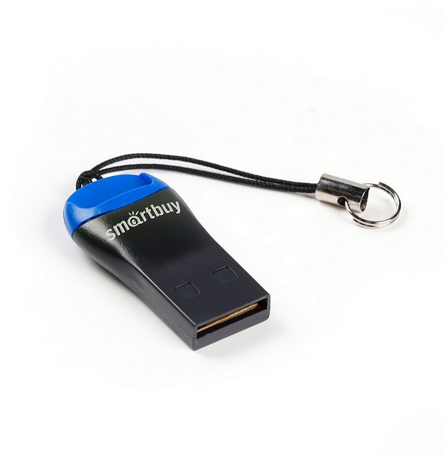 Переходник картридер Smartbuy SBR-711-B USB для Micro SD черный