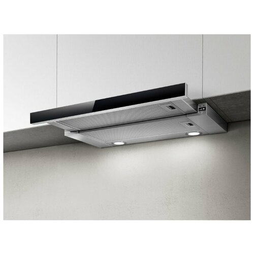 Встраиваемые вытяжки ELICA Встраиваемая 90 см электронное управление 900 куб м сераячерное стекло 2621000₽