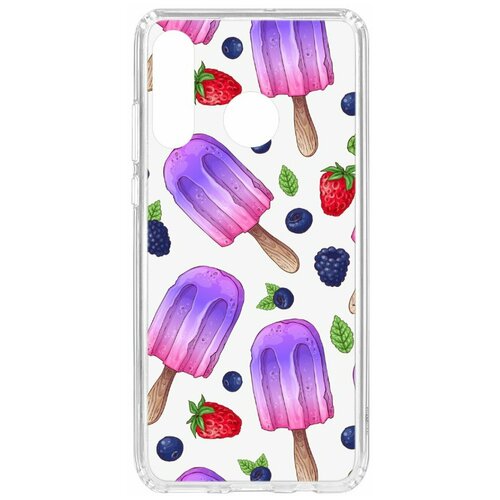 фото Чехол на huawei p30 lite / honor 20s / honor 20 lite / nova 4e kruche print ice cream / чехол для huawei / чехол с рисунком / чехол с принтом / чехол для хонор / чехол для хуавей / бампер на хуавей / чехол накладка для хонор / противоударная накладка для honor huawei / защита для honor / защита на huawei / cиликоновый чехол для huawei honor / пластиковый чехол на huawei / защитный чехол для honor / чехольчик / защита телефона / ударопрочный чехол кruче