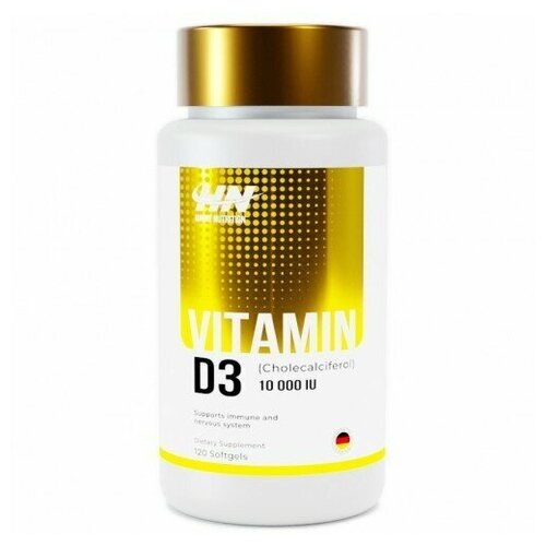 Hayat Nutrition Vitamin D3 (Витамин Д3) 10000 МЕ 120 капсул (Hayat Nutrition)
