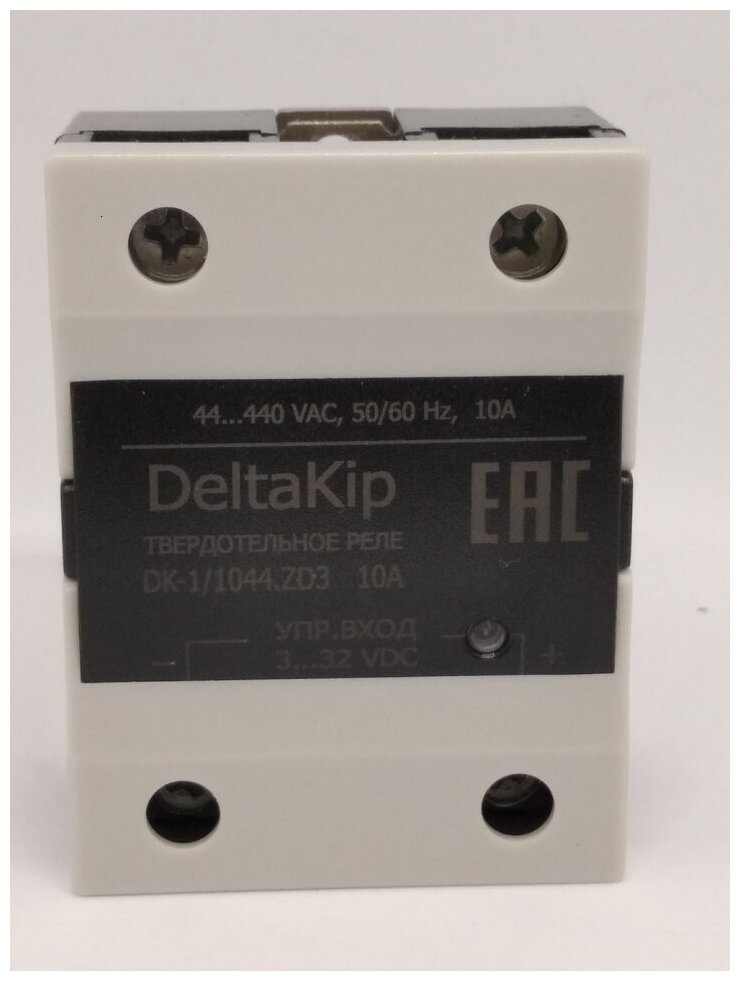 Реле твердотельное DELTA-KIP DK1-1044. ZD3 обще-промышленное однофазное 10 А