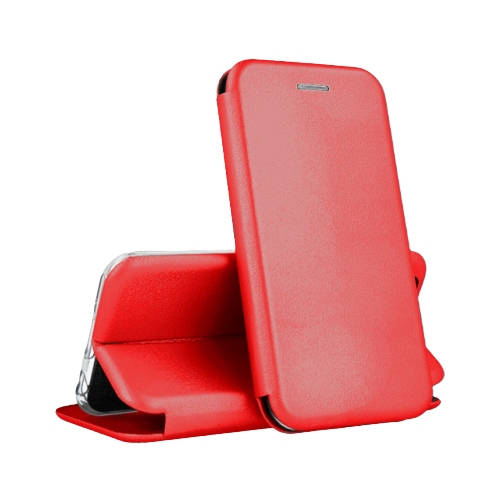 Чехол-книга боковая для Huawei P Smart (2021) красный