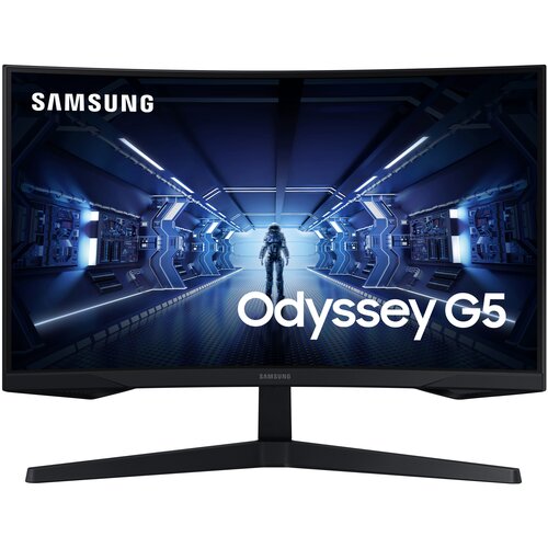 27 Монитор Samsung Odyssey G5 C27G55TQWI, 2560x1440, 144 Гц, *VA, черный