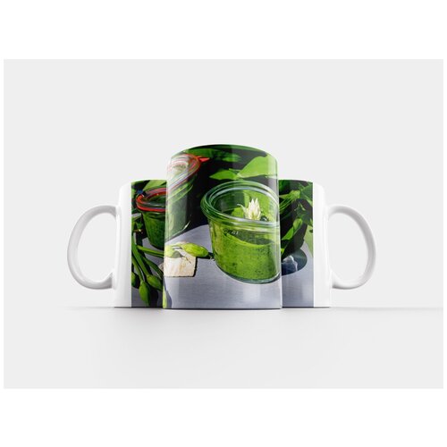 фото Кружка "песто, дикий чеснок, песто из дикого чеснока" 320 мл lotsprints