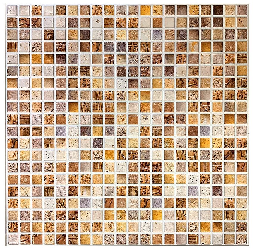Самоклеющиеся панели Сахара 48х48, ПВХ панели на стену мозаика, ПоставщикоФФ - фотография № 1
