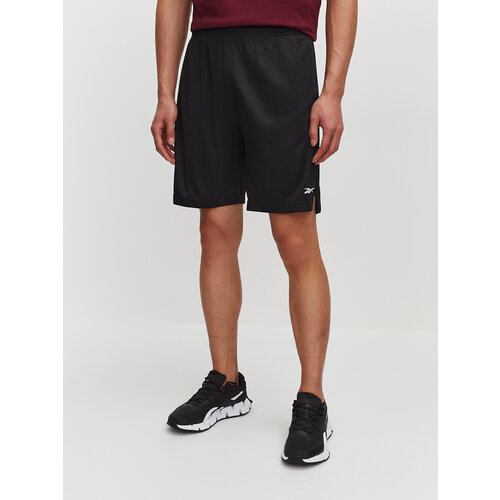 шорты для фитнеса reebok размер xl черный Шорты спортивные Reebok, размер XL, черный