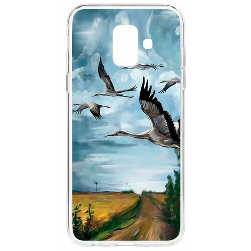 фото Чехол на samsung galaxy a60 2019 kruche print журавли / чехол для samsung / чехол с рисунком / чехол с принтом / чехол для самсунг / чехол для самсунг / бампер на гелакси / чехол накладка для гэлэкси / противоударная накладка для samsung galaxy / защита для galaxy / защита на samsung / cиликоновый чехол для samaung galaxy / пластиковый чехол на самсунг / защитный чехол для самсунг / чехольчик / защита телефона / ударопрочный чехол / галакси кruче