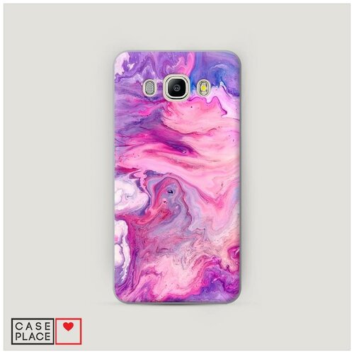 фото Чехол пластиковый samsung galaxy j7 2016 нежно-розовая абстракция case place