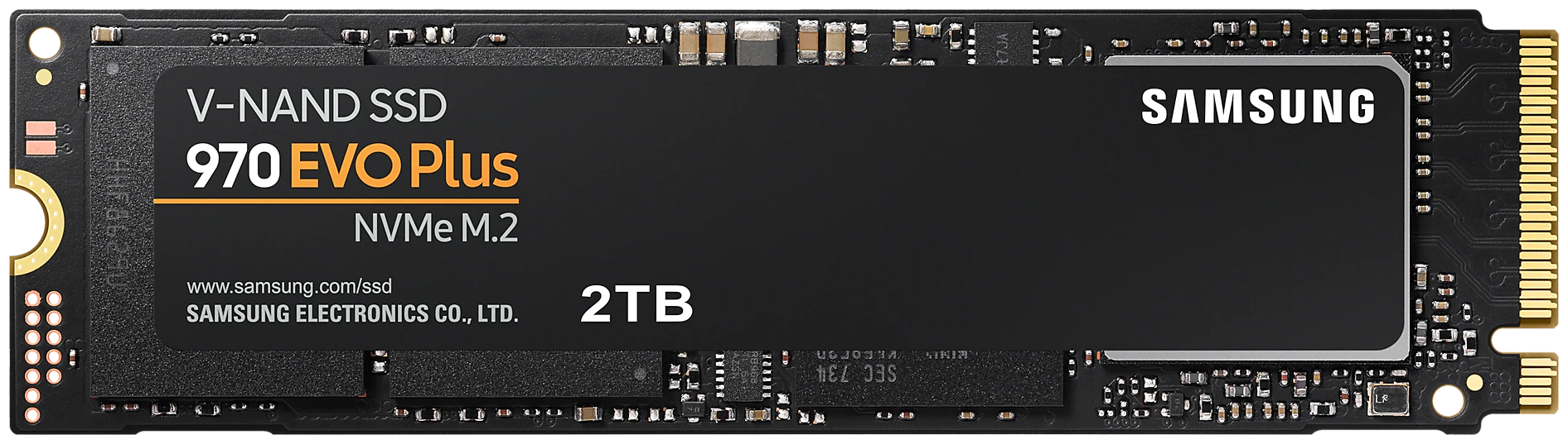 SSD накопитель SAMSUNG 970 EVO Plus 2Тб, M.2 2280, PCI-E x4, NVMe - фото №1