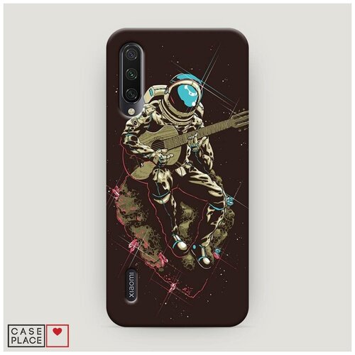 фото Чехол пластиковый xiaomi mi a3 космонавт гитарист case place