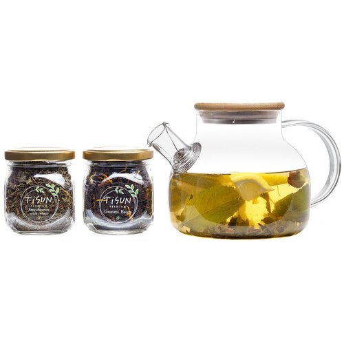 Чайник заварочный стеклянный TiSun 