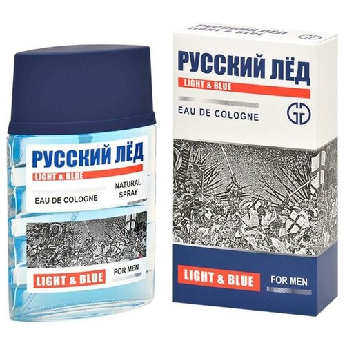 Купить Одеколон мужской русский ЛЁД LIGHT & BLUE, 60 мл, Positive parfum