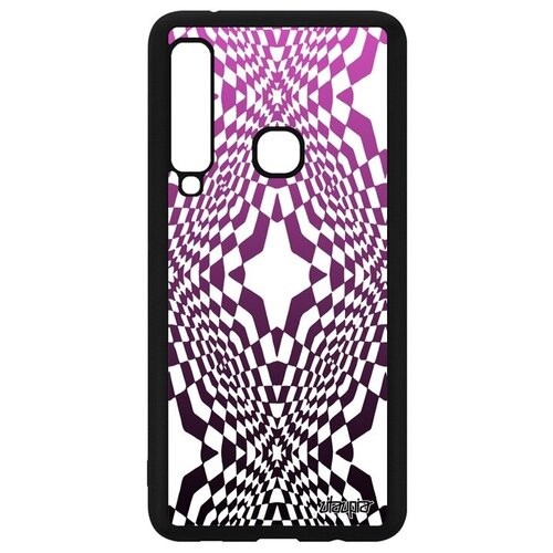 фото Защитный чехол на мобильный // samsung galaxy a9 2018 // "иллюзия звезда" волна стиль, utaupia, розовый