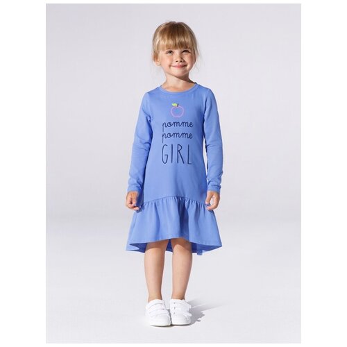 Платье для девочек Mini Maxi, модель 6711, цвет голубой, размер 98