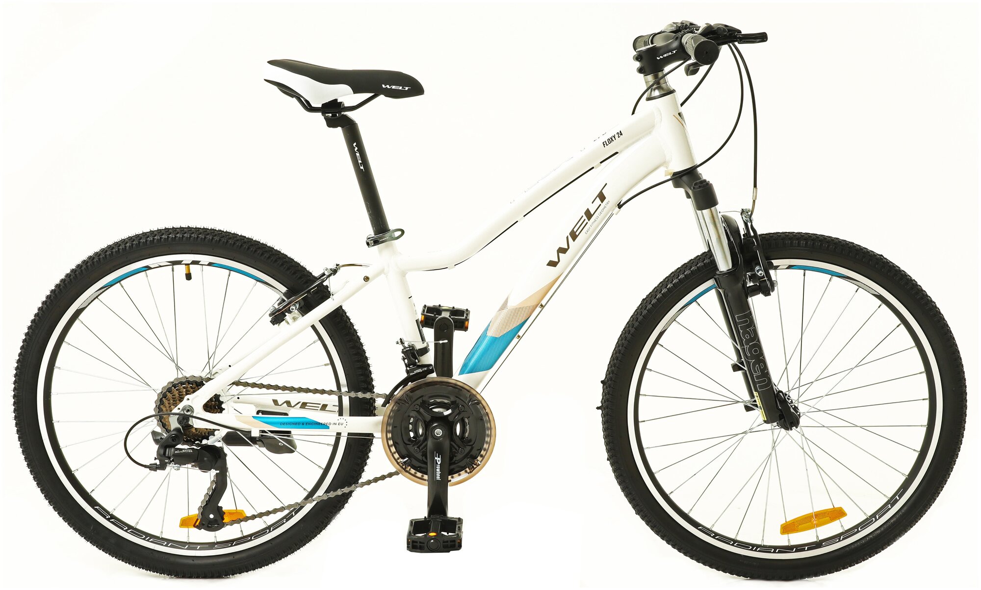Подростковый велосипед Welt Floxy 24, год 2022, цвет Белый