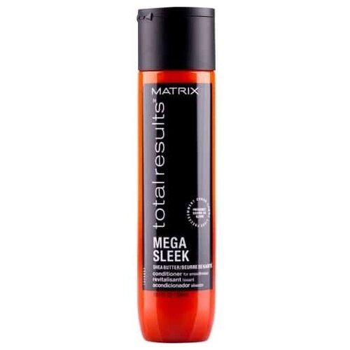 Matrix Total Results Mega Sleek Conditioner - Кондиционер для гладкости волос с маслом Ши 1000 мл универсальный кондиционер для волос total results texture games polymers conditioner кондиционер 1000мл