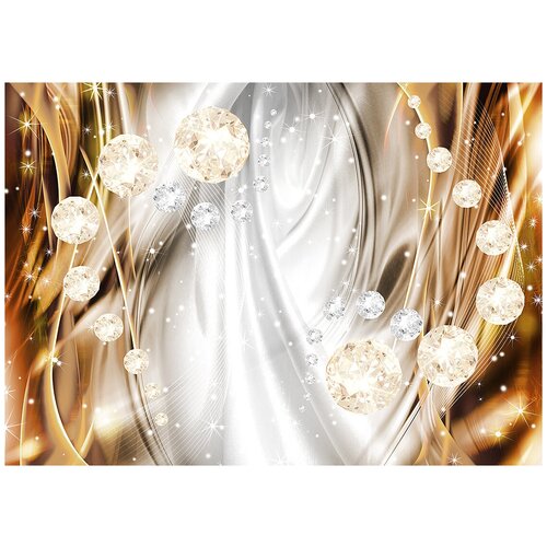 Алмазы на шелке - Виниловые фотообои, (211х150 см) принцессы на прогулке виниловые фотообои 211х150 см