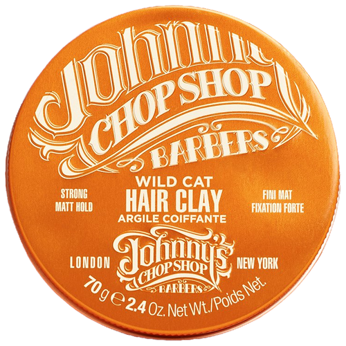 JOHNNY'S CHOP SHOP Глина Wild Cat Hair Clay, сильная фиксация, 70 мл